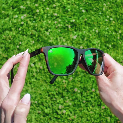 Rubberized Daybreak Fast Lanes Sport Sunglasses