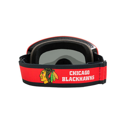 Knockaround Chicago Blackhawks Snow Goggles, Back