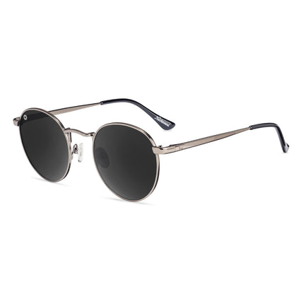 Love & Haights Sunglasses with Black Frames and Polarized Black Lenses, Flyover