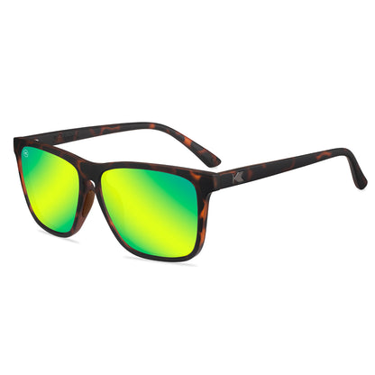 Rubberized Daybreak Fast Lanes Sport Sunglasses, Flyover
