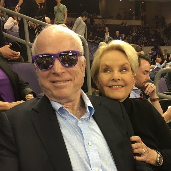 John McCain wearing Premiums Sunglasses