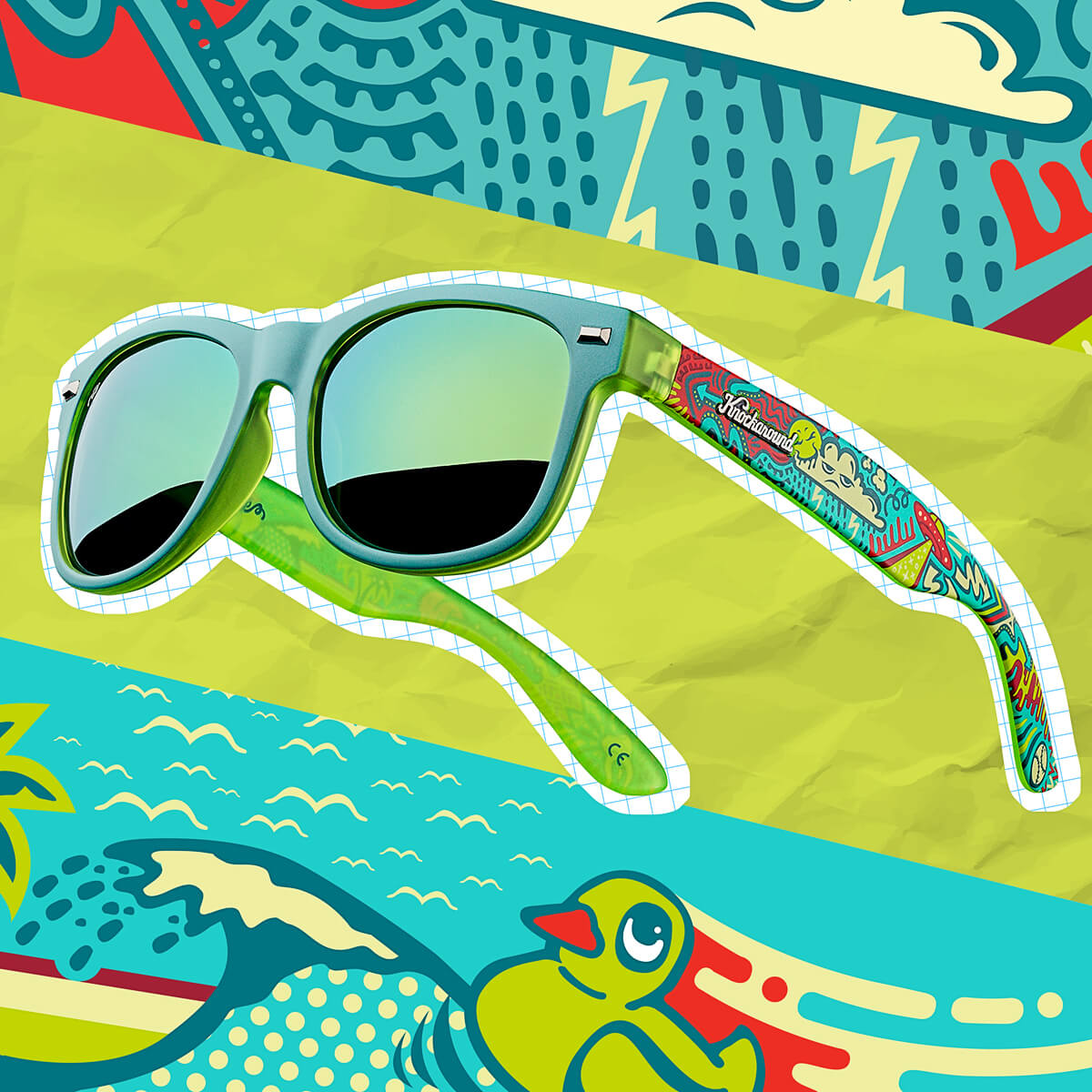 Limited Editions Doodle Fort Knocks Sunglasses