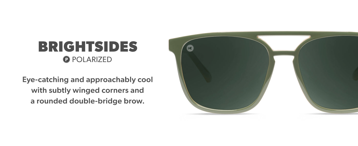 Brightsides Frame Features: polarized lenses, comfortable fit