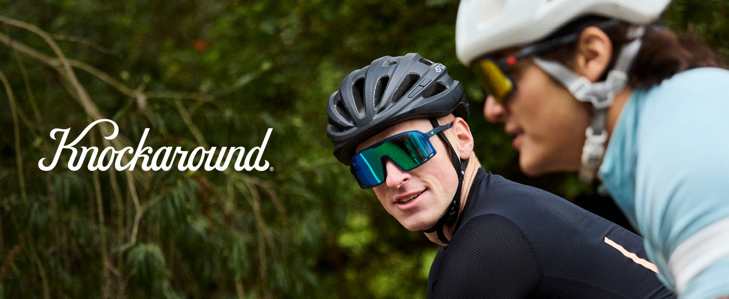 Campeones Knockaround Sunglasses. Photo features a two men wearing Campeones sunglasses. 