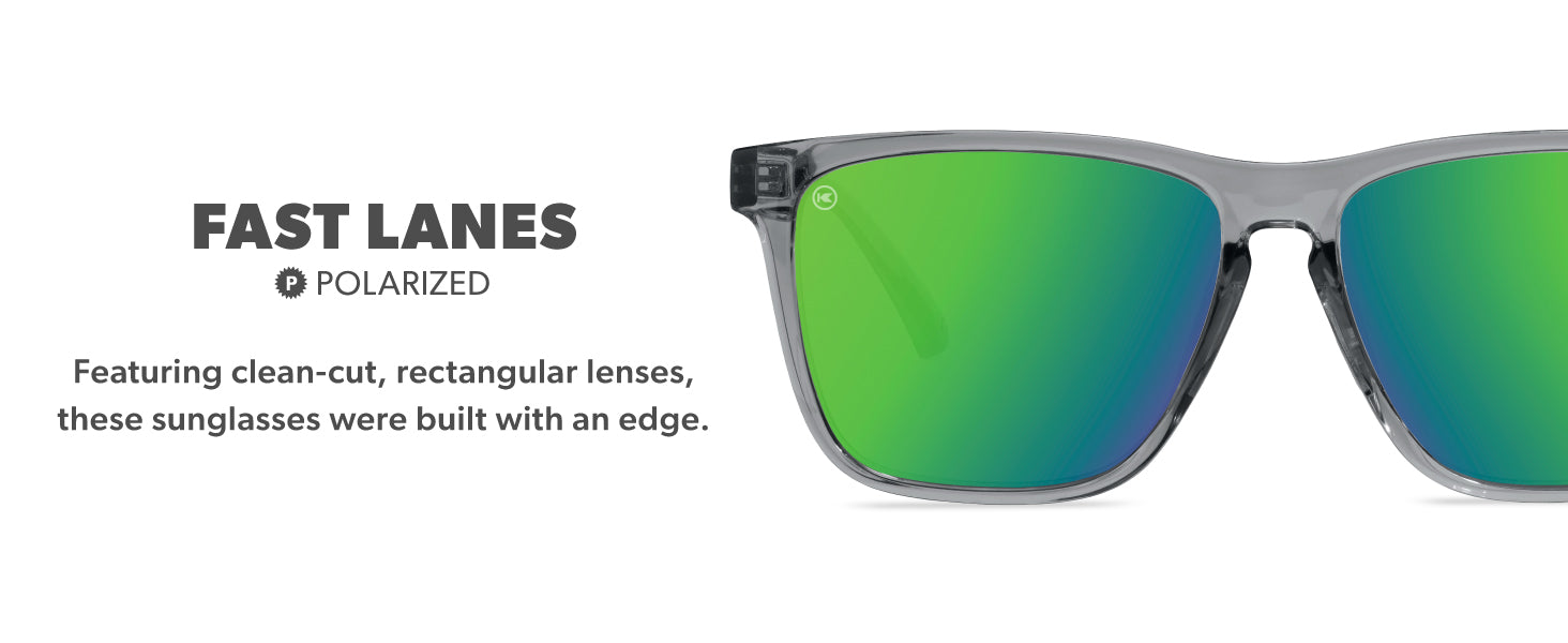 Fast Lanes Frame Features: polarized lenses, comfortable fit