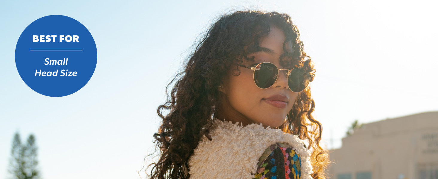 Love & Haights Sunglasses is best for small head size. Featuring Women wearing Love & Haights Sunglasses