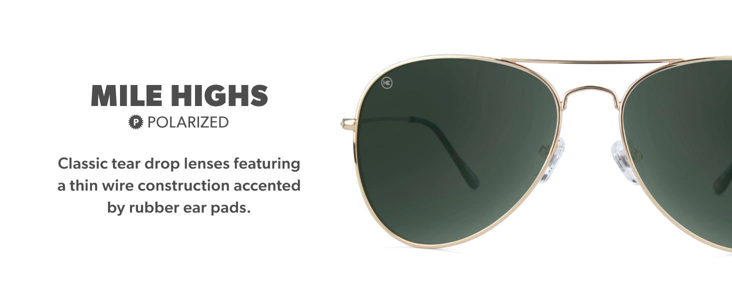 Mile Highs Features: Polarized Lenses