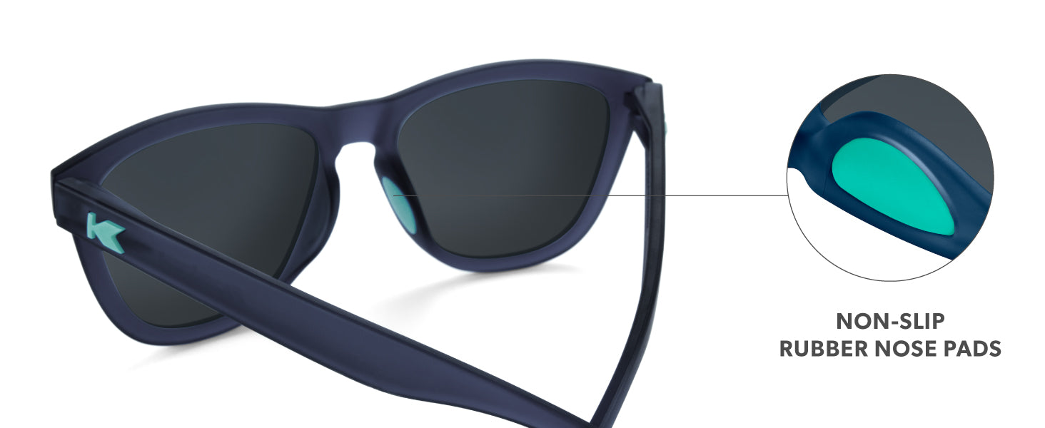 Premiums Frame Features: comfortable non-slip nose pads