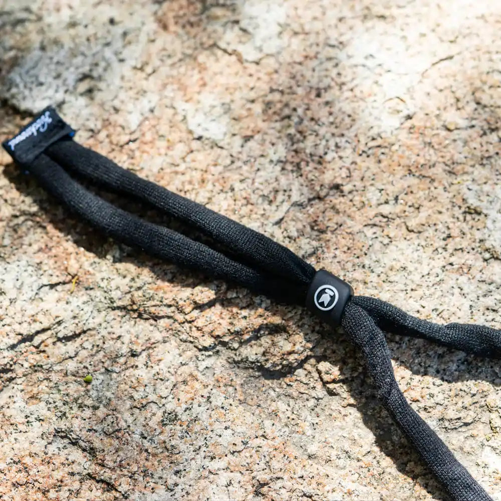 Lifestyle photo of Black Eyewear Strap
