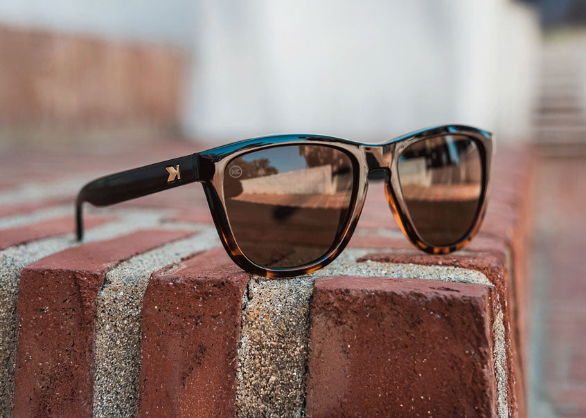 Glossy Black and Tortoise Shell Premiums Sunglasses