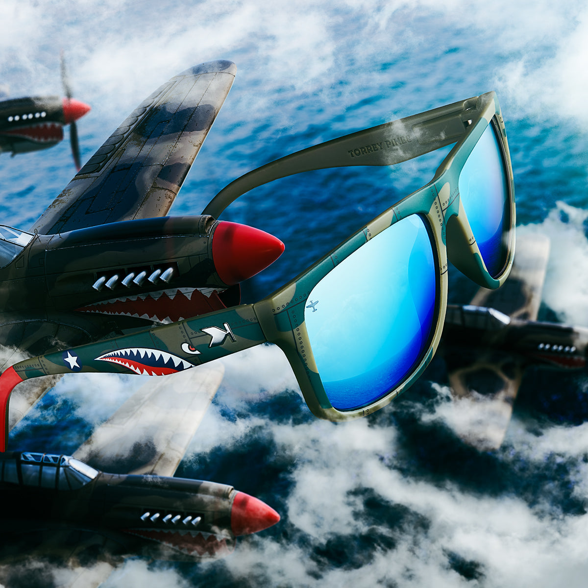 Limited Editions Flying Tigers III Torrey Pines Sunglasses