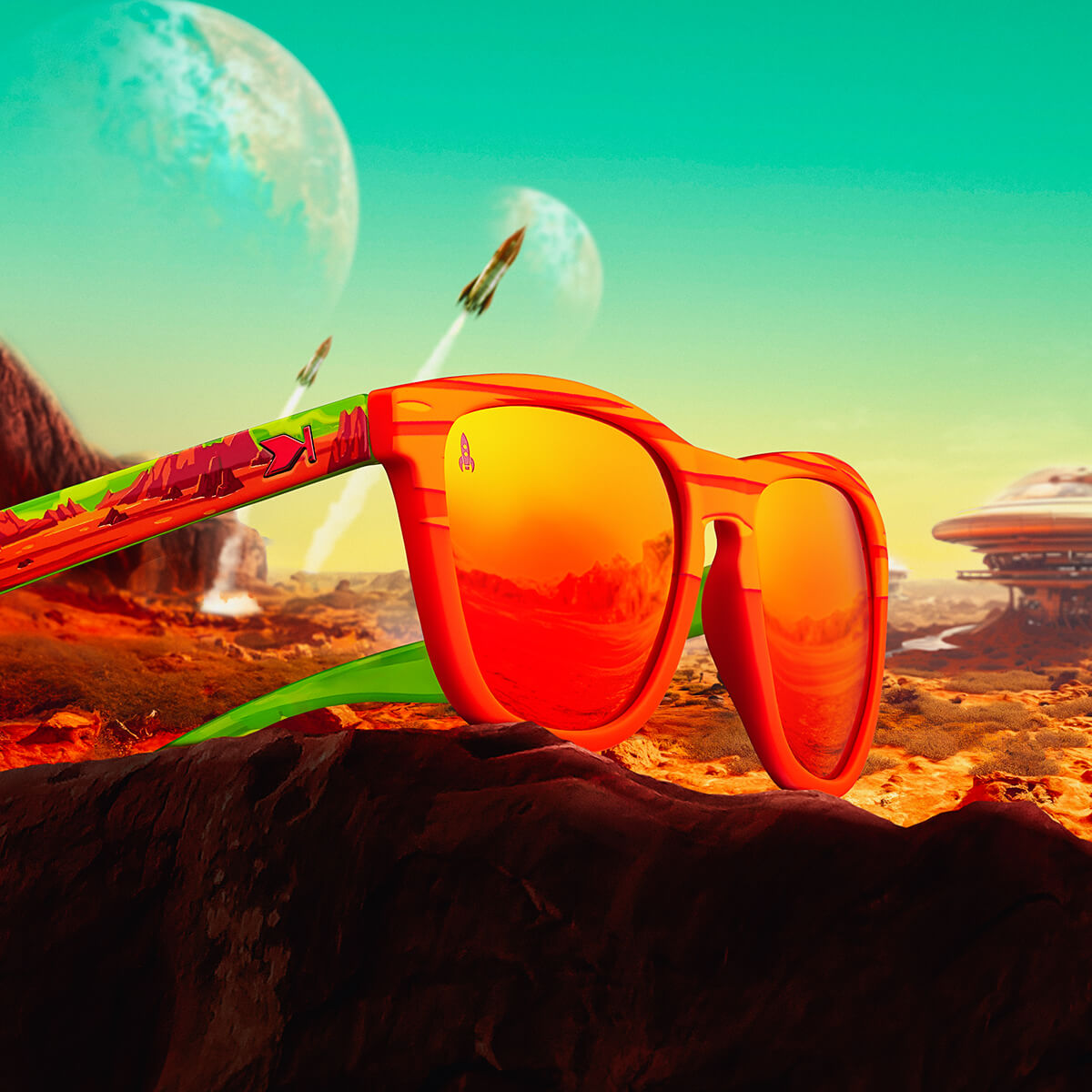 Limited Editions Red Planet Premiums Sunglasses
