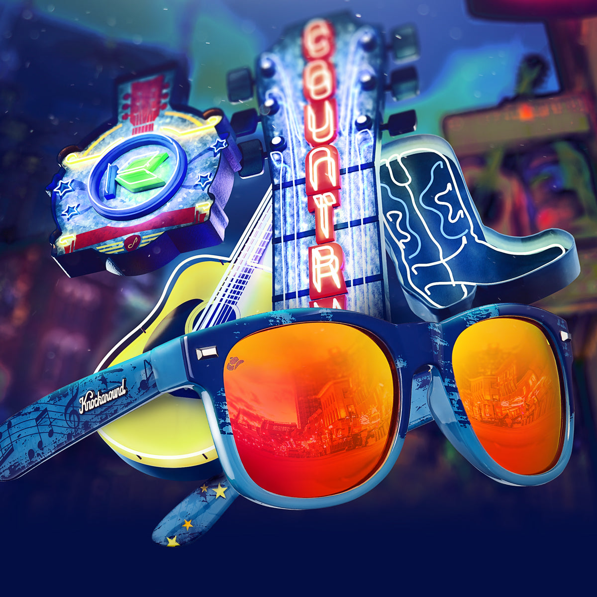 Limited Editions Honky Tonk Fort Knocks Sunglasses
