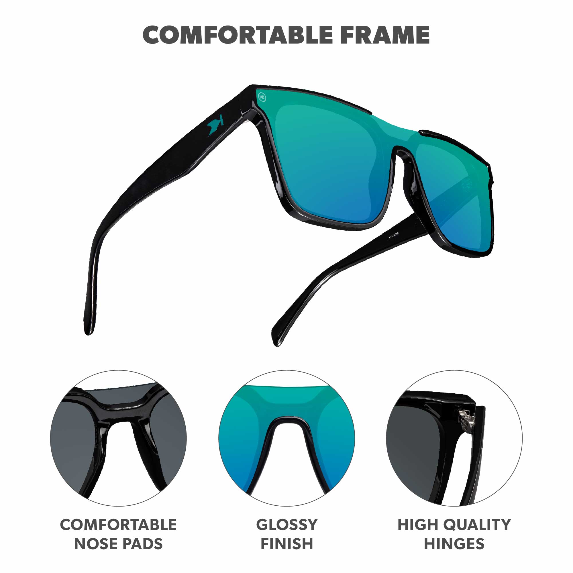 Ibiza Afters Sunglasses, Frame Features