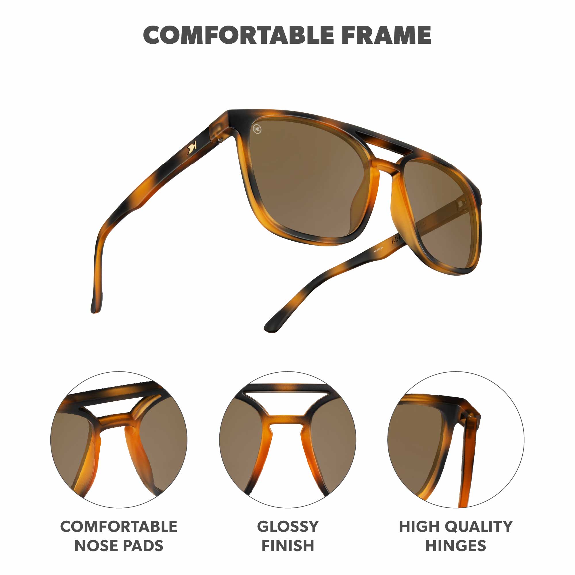 Cypress Brightsides Sunglasses, Frame Features