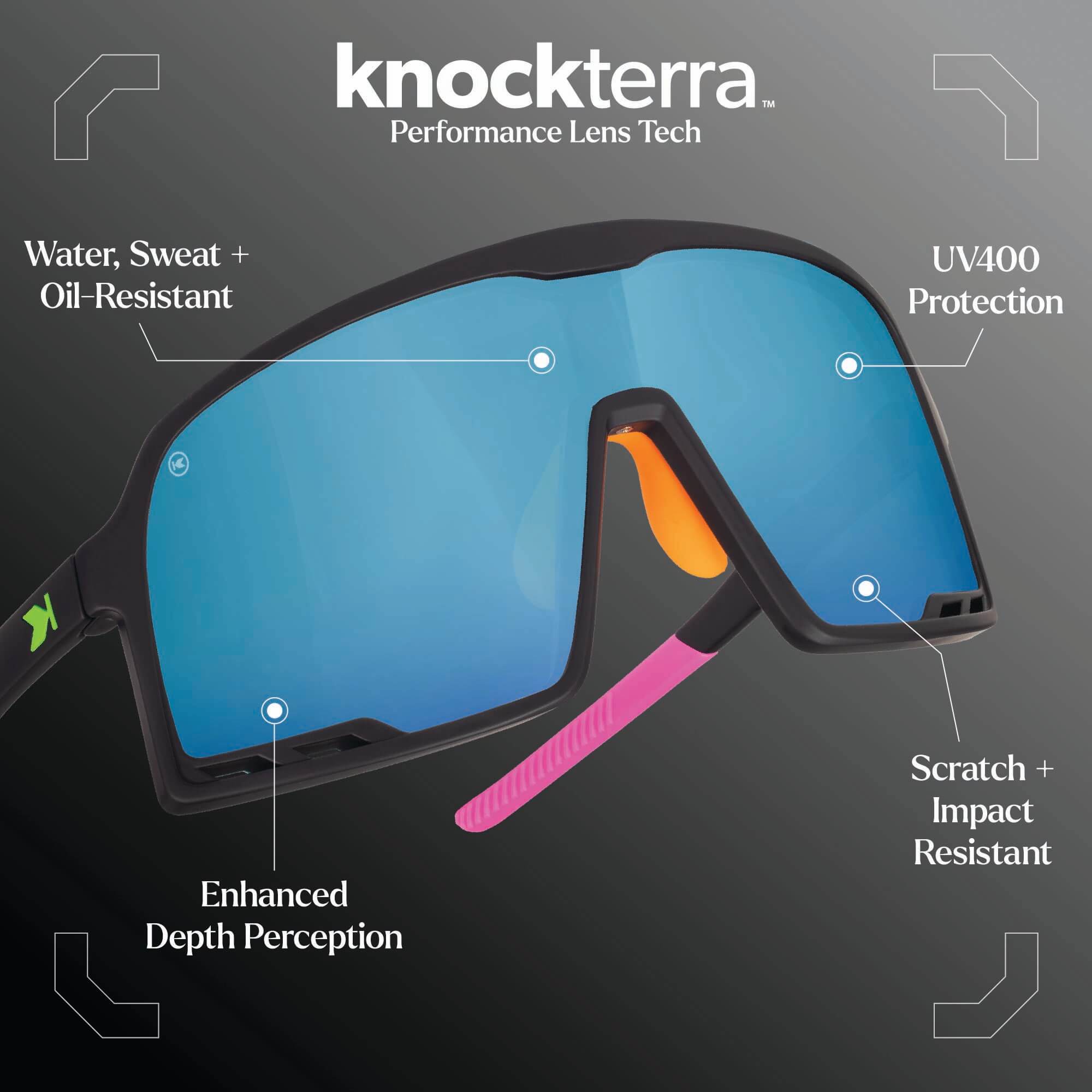 Hang Time Campeones Sunglasses, Knockterra Performance Lens Tech