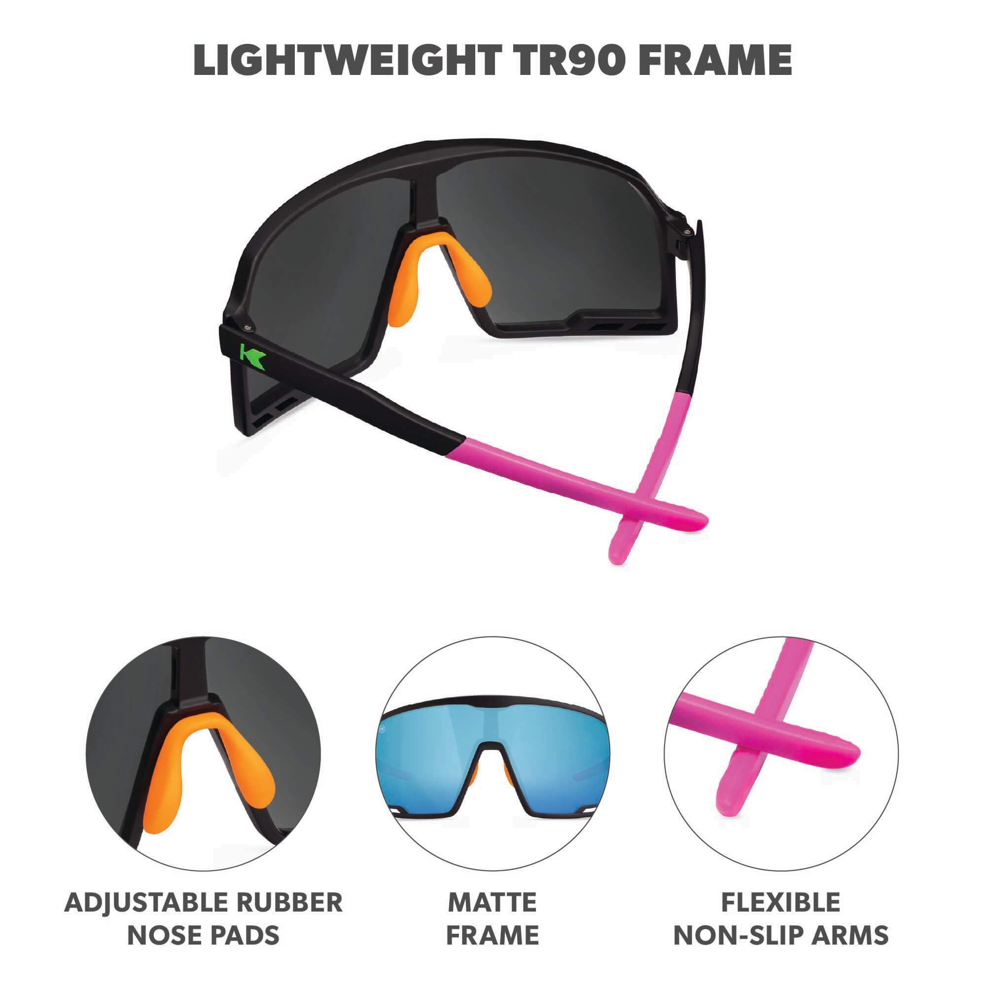 Hang Time Campeones Sunglasses, Frame Features