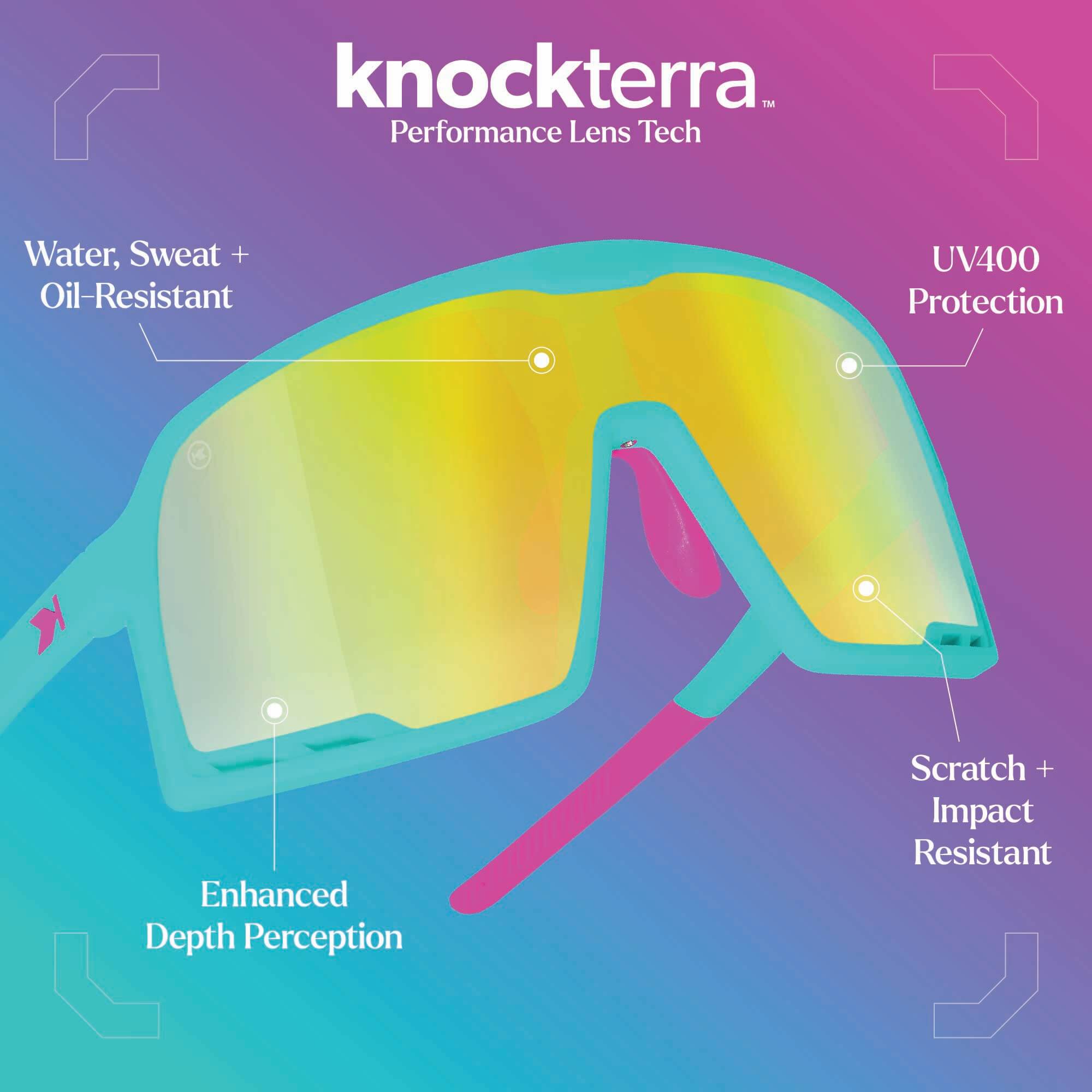 House Party Campeones Sunglasses, Knockterra Performance Lens Tech