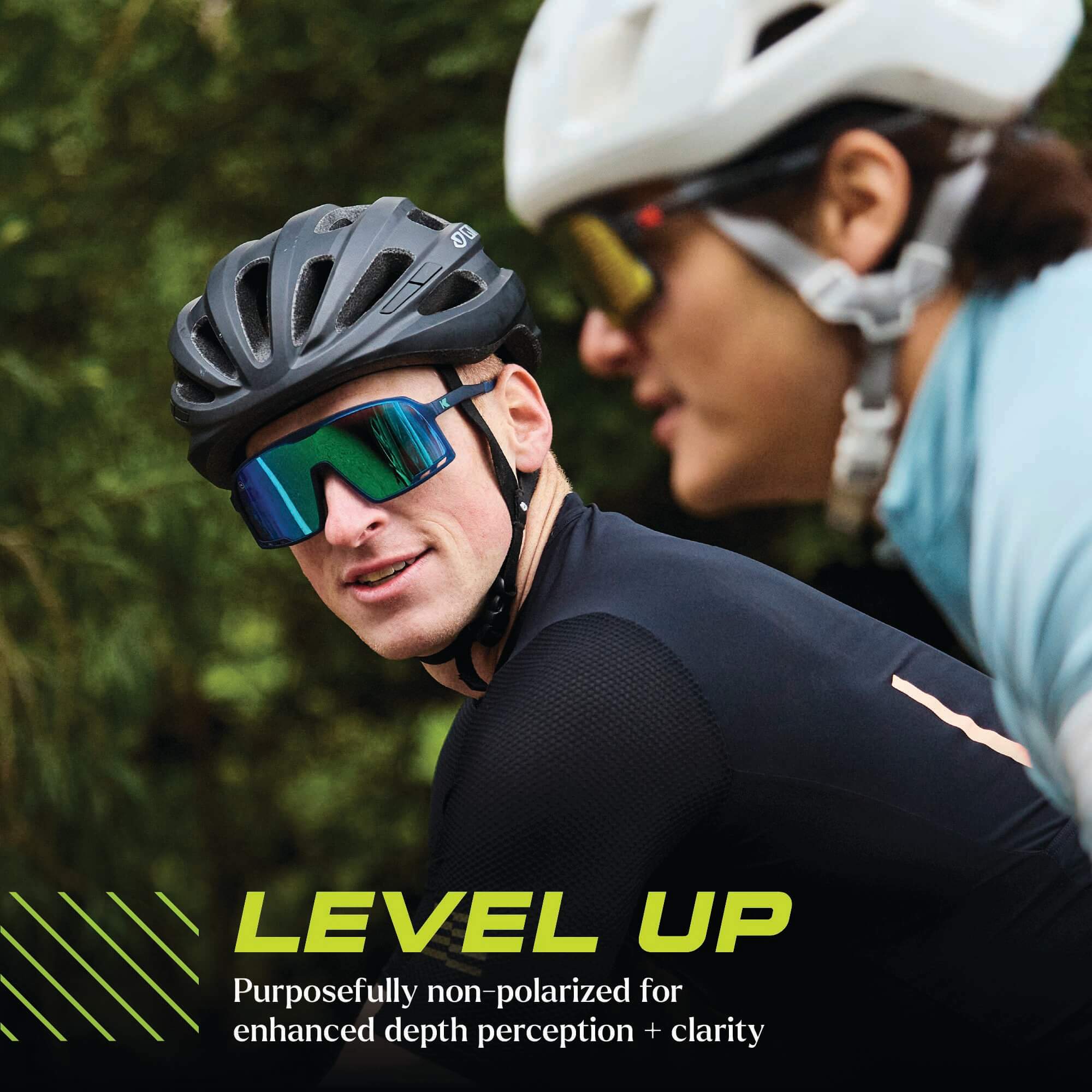 Rubberized Navy / Mint Campeones Sunglasses, Lens Tech