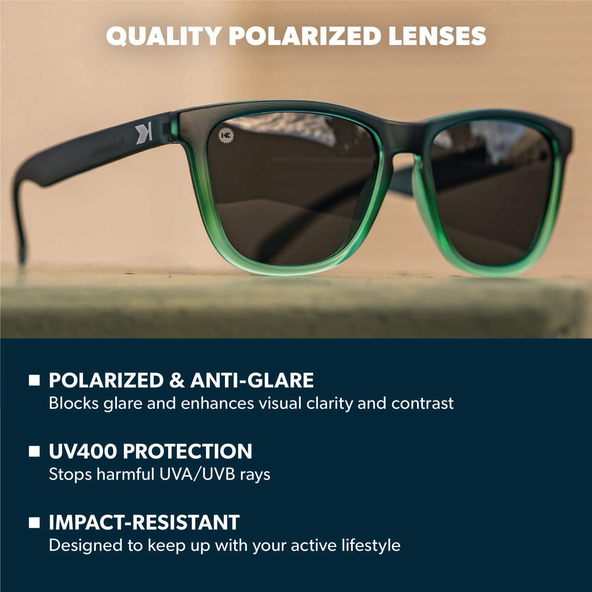 Rising Tide Classics Sunglasses, Lens Features