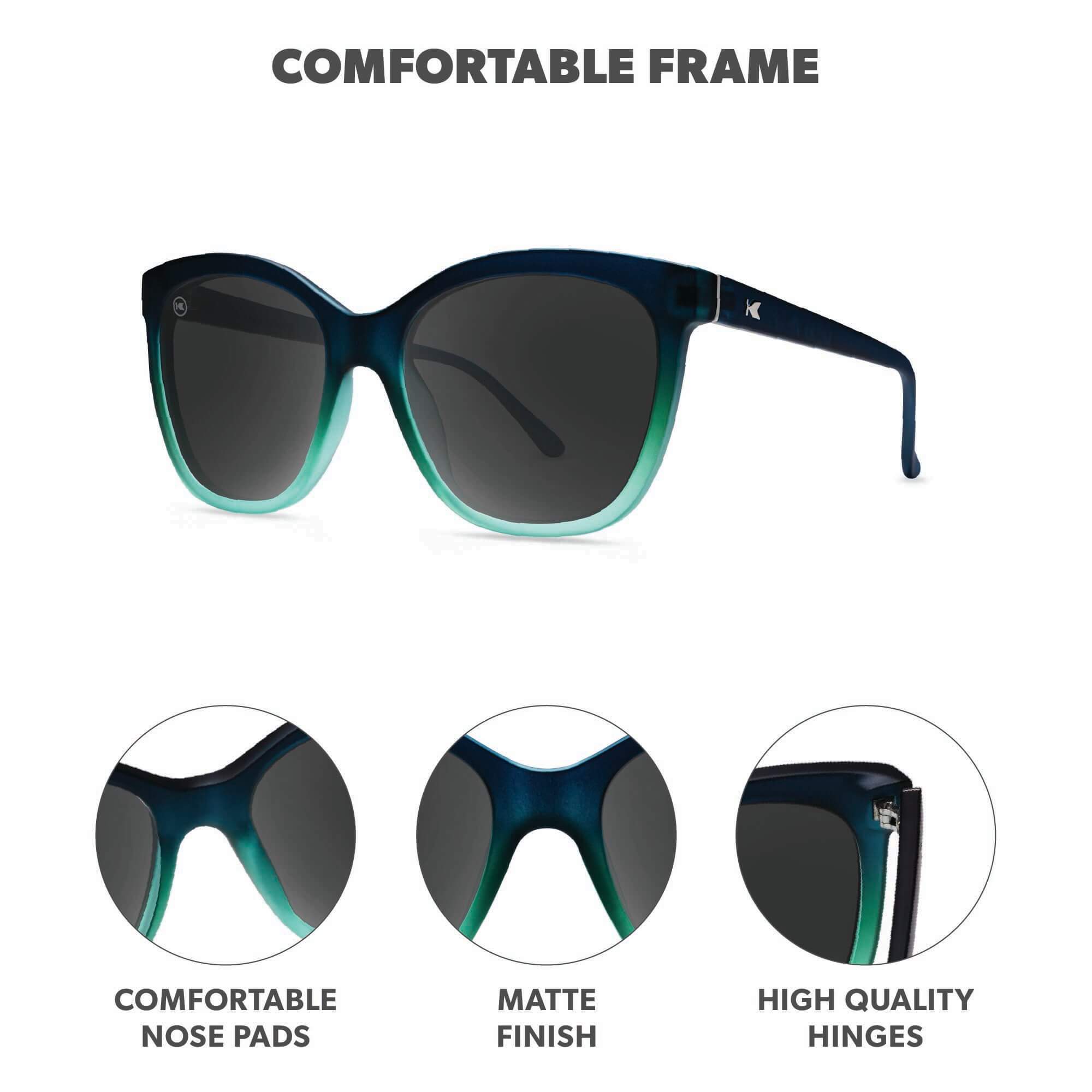Rising Tide Deja Views Sunglasses, Frame Features