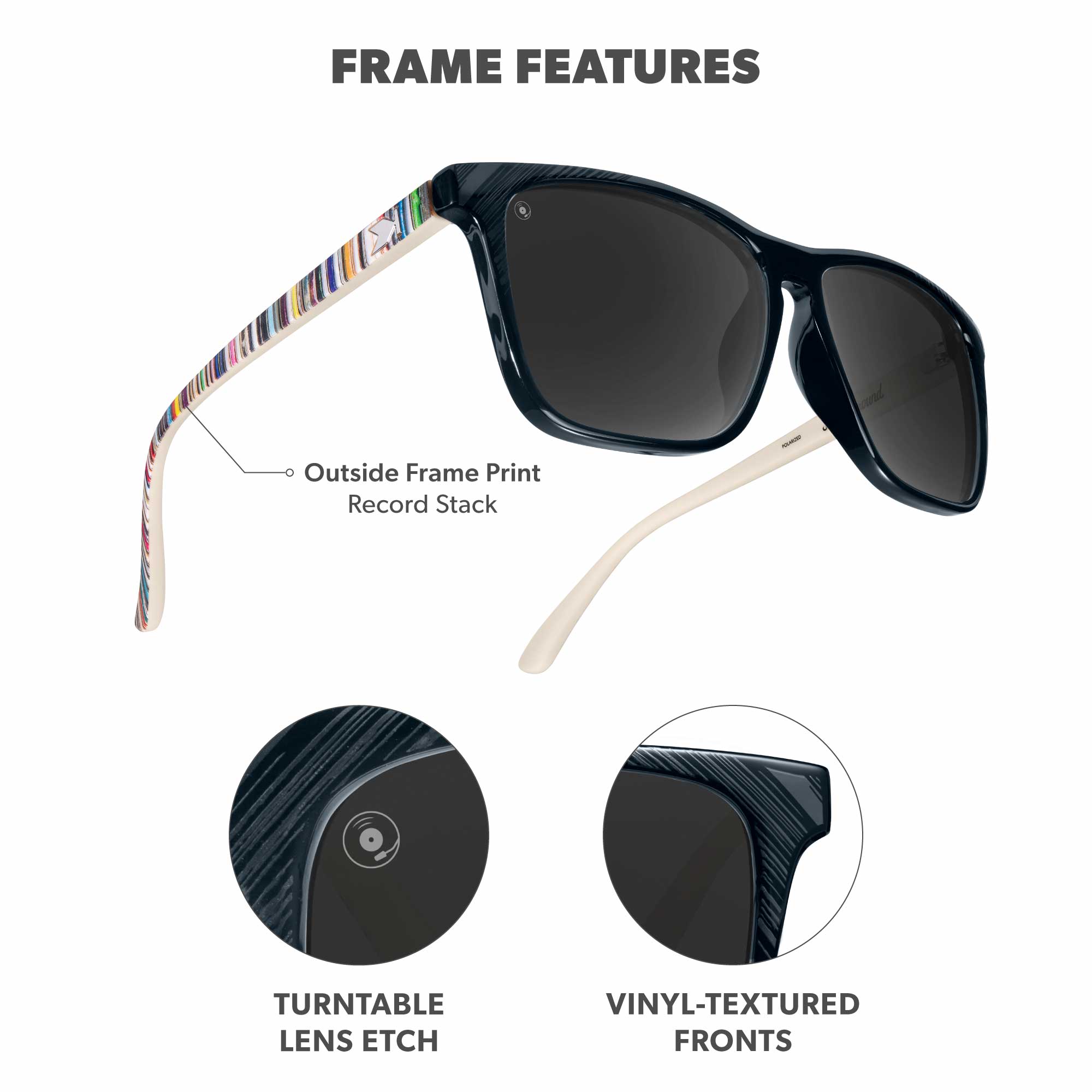 Limited Edition B-Side Fast Lanes Sunglasses, Frame Features