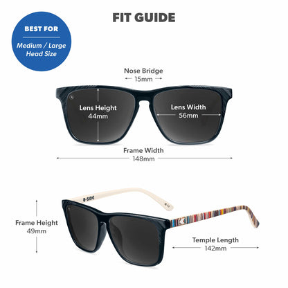 Limited Edition B-Side Fast Lanes Sunglasses, Fit Guide