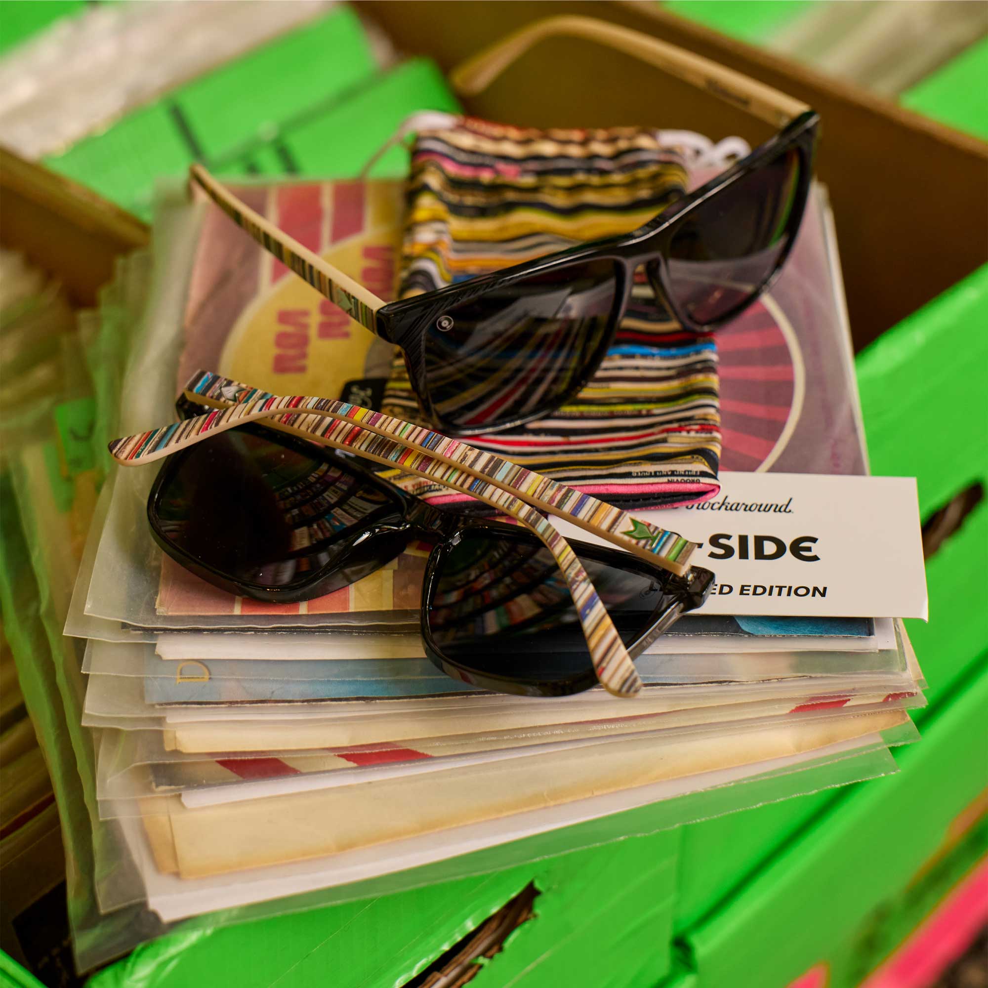 Lifestyle photo of Limited Edition B-Side Fast Lanes Sunglasses