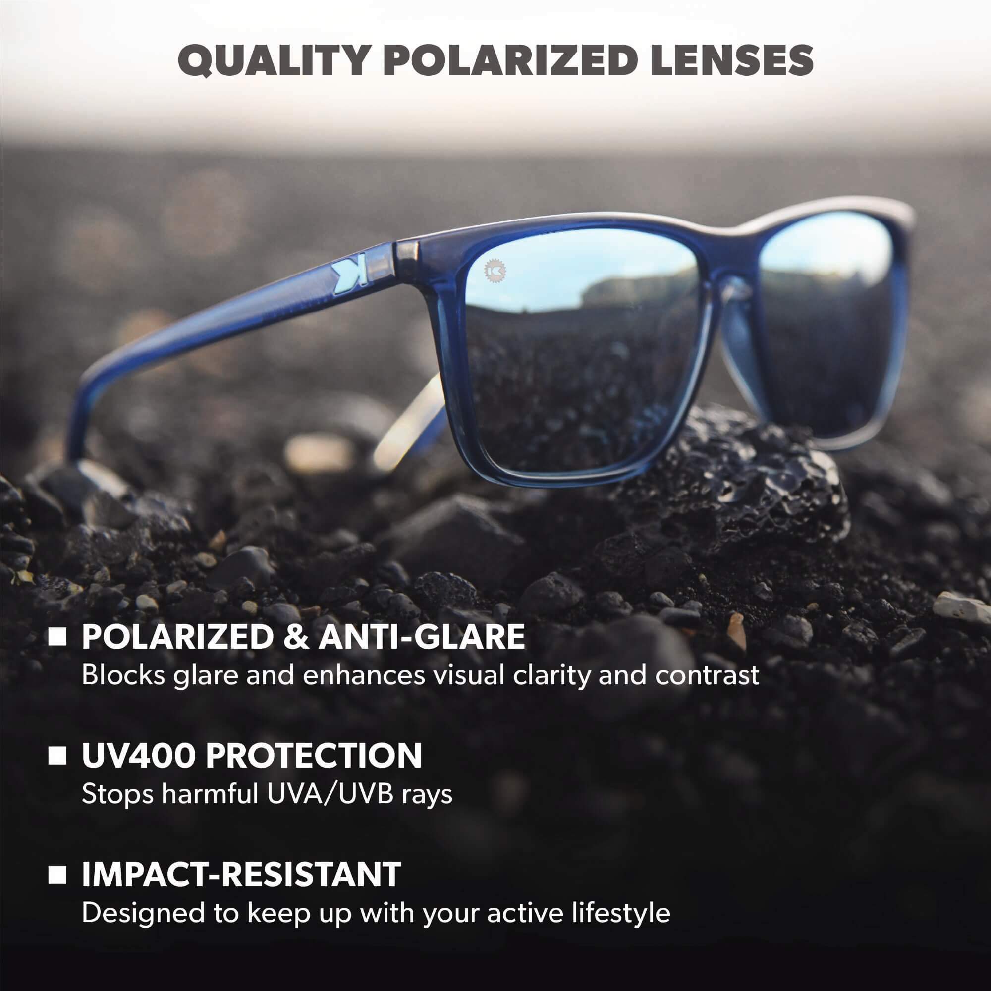 Harbor Light Fast Lanes Sunglasses, Lens Features