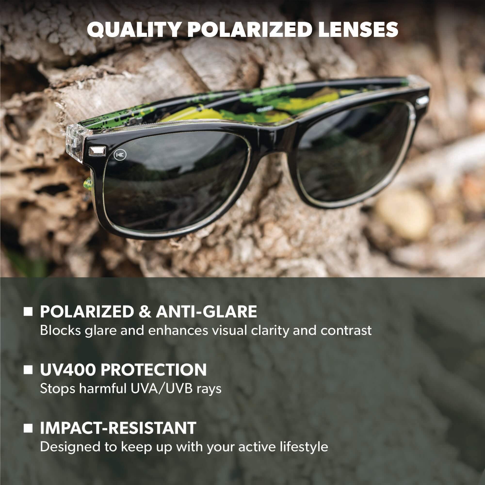 Covert Ops Fort Knocks Sunglasses, Lens Features