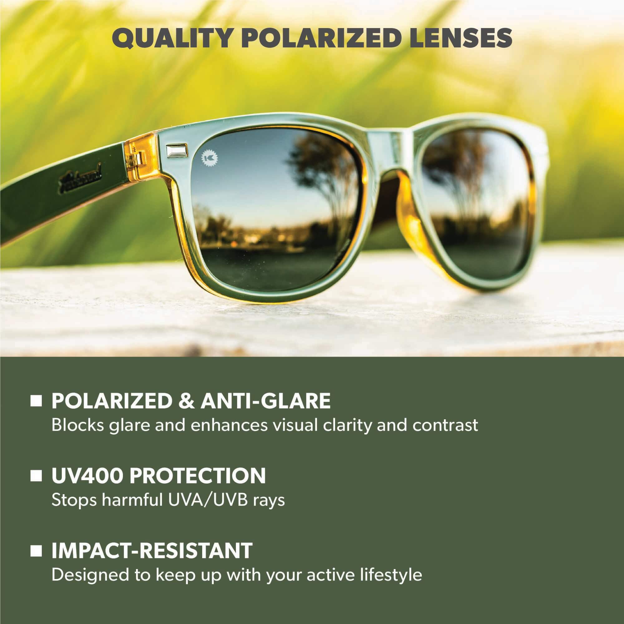 Coyote Calls Fort Knocks Sunglasses, Lens Features