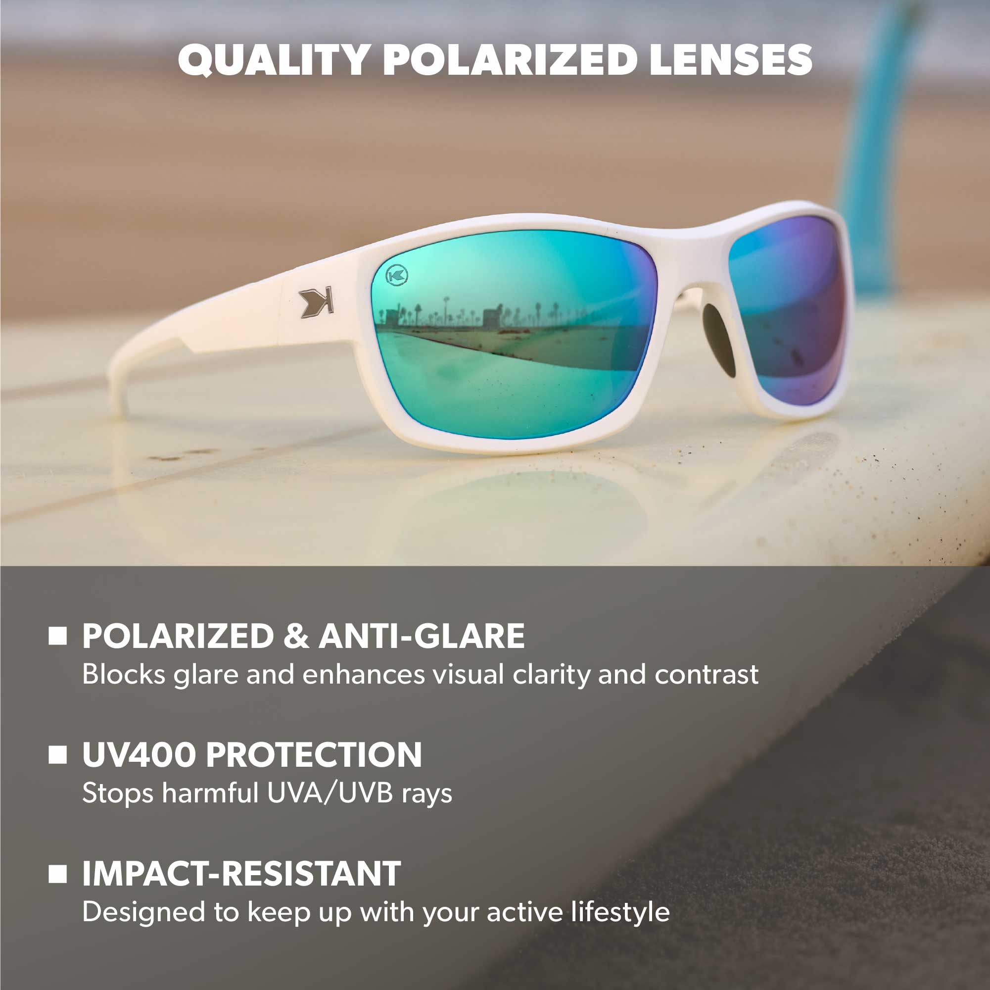 Aura High Stakes Sunglasses, Lens Feautres