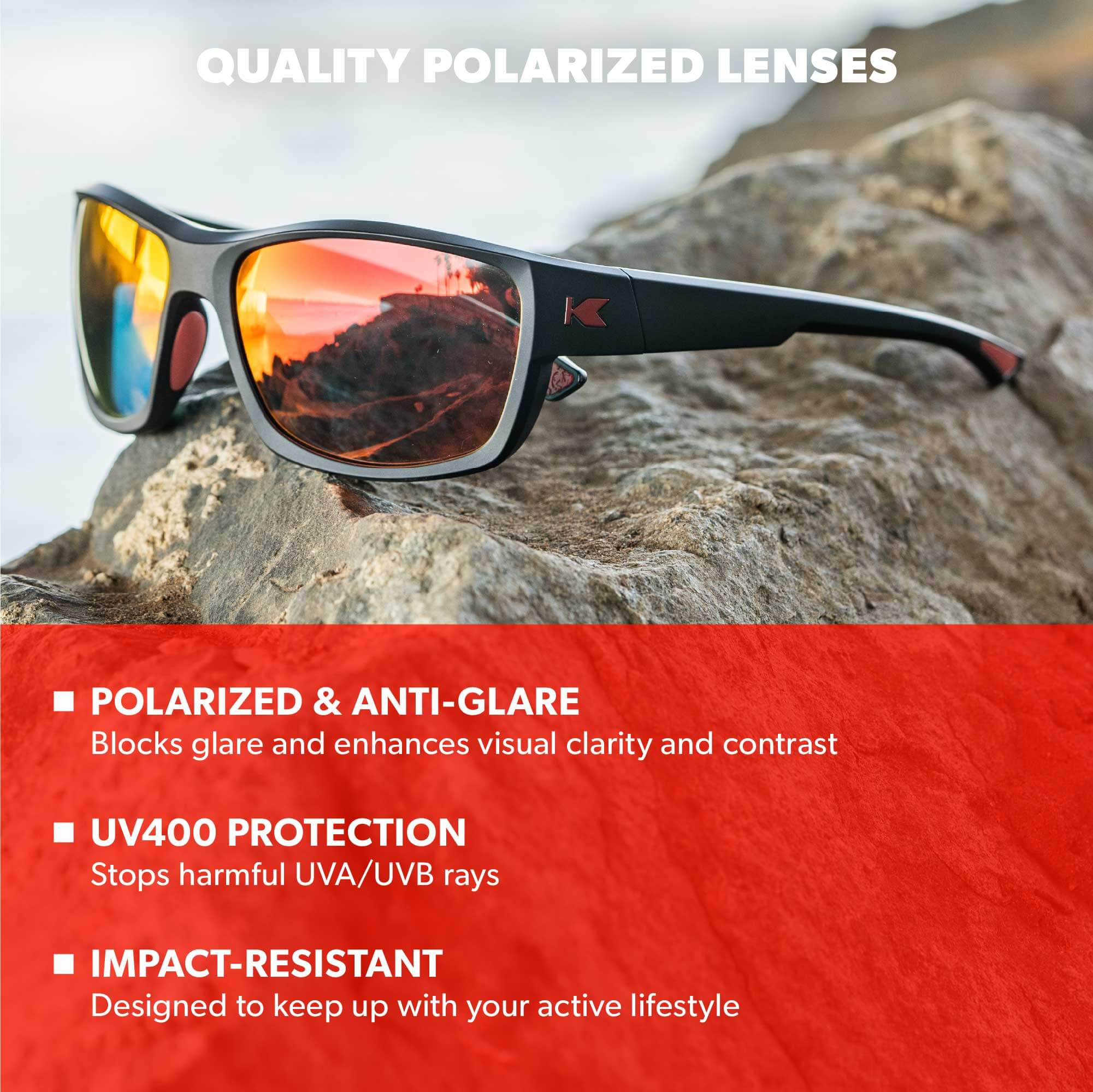 Inferno High Stakes Sunglasses, Lens Features