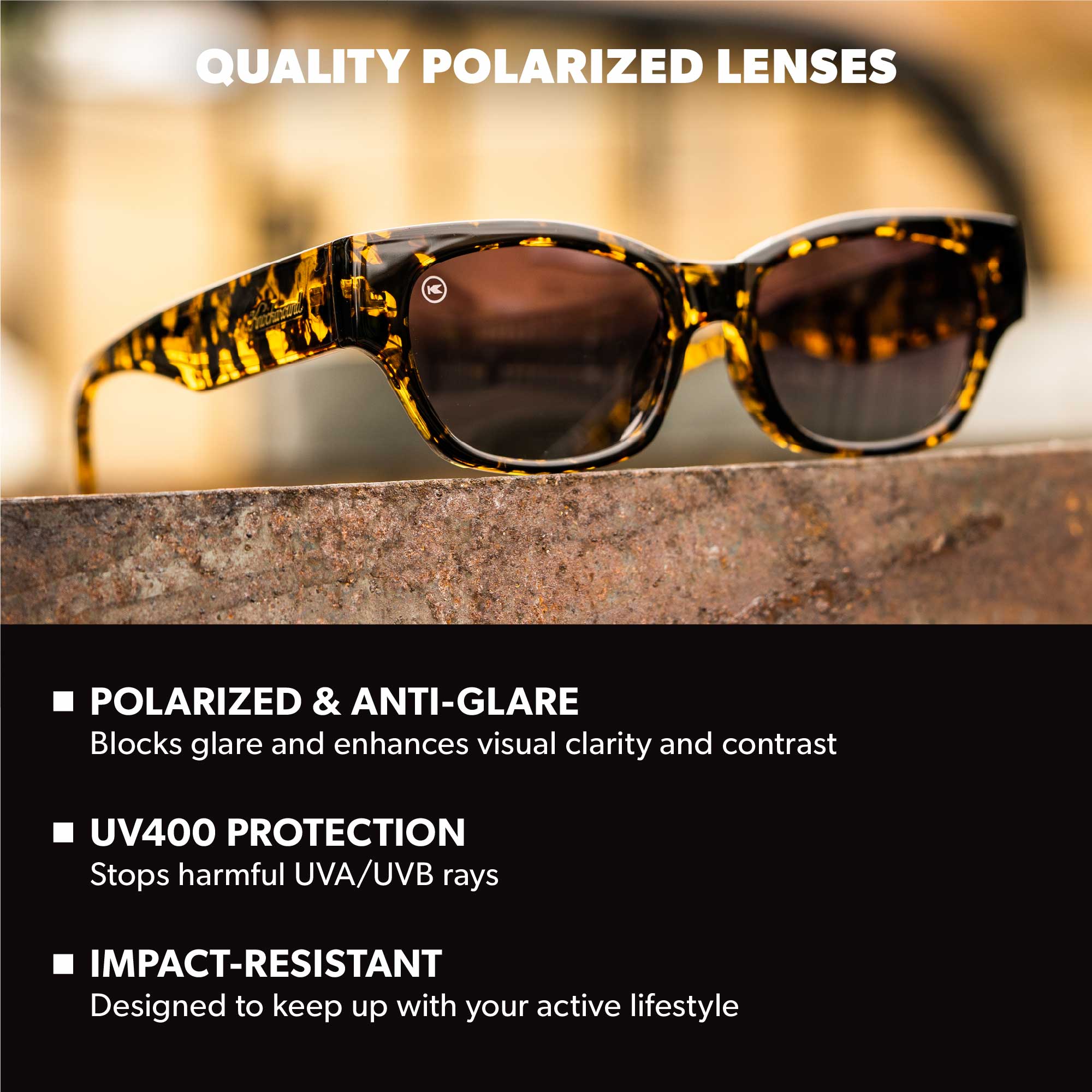 Le Grand Amour Junipers Sunglasses, Lens Features