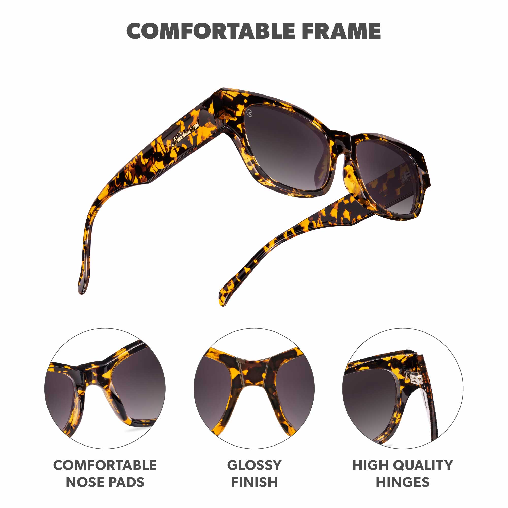Le Grand Amour Junipers Sunglasses, Frame Features
