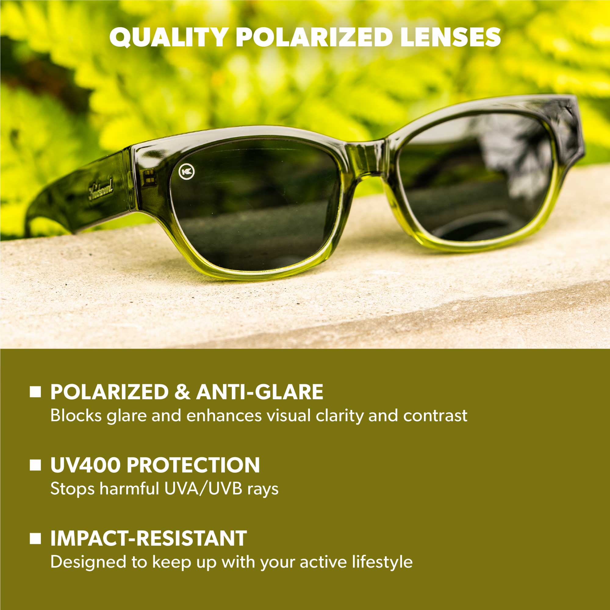 Nori Junipers Sunglasses, Lens Features