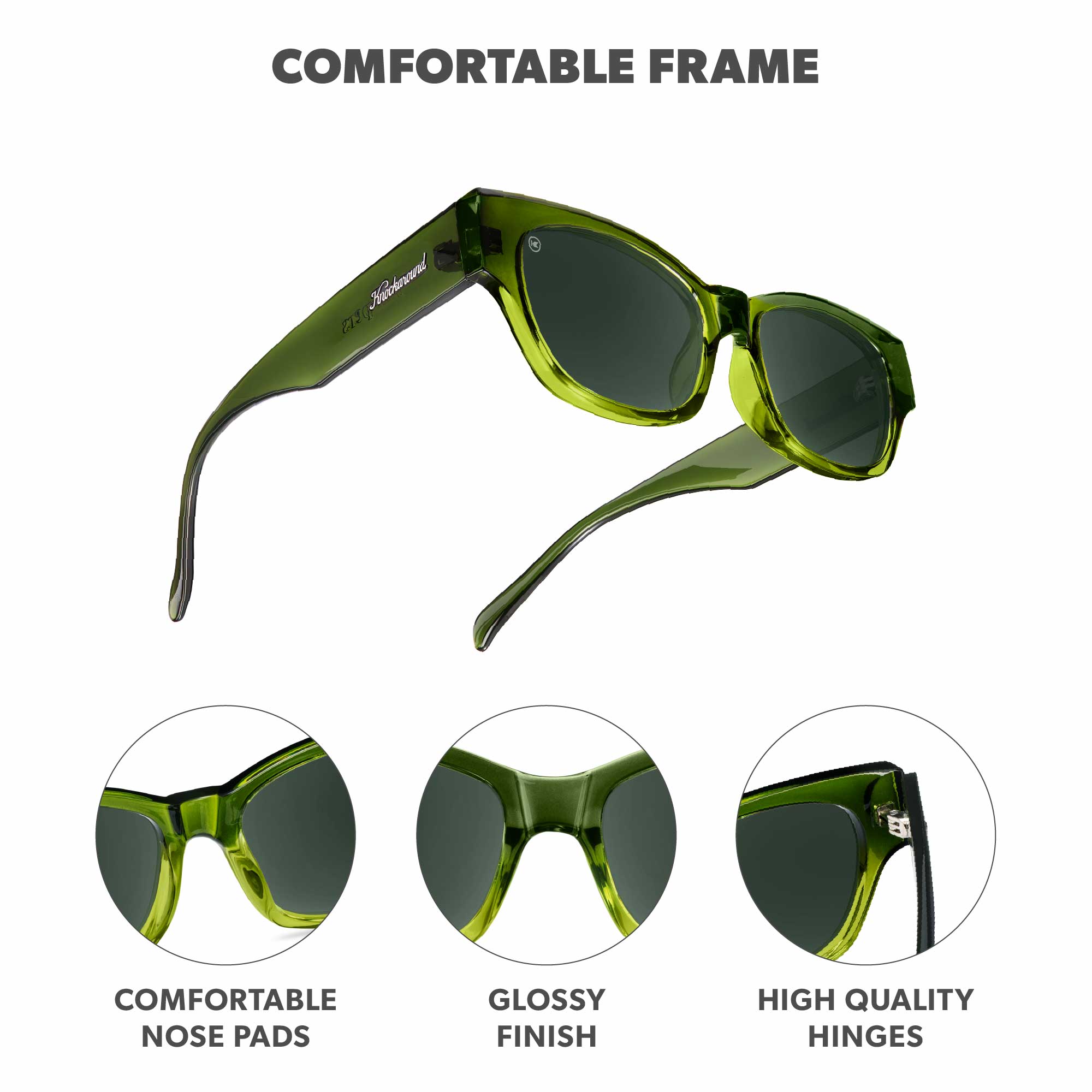 Nori Junipers Sunglasses, Frame Features