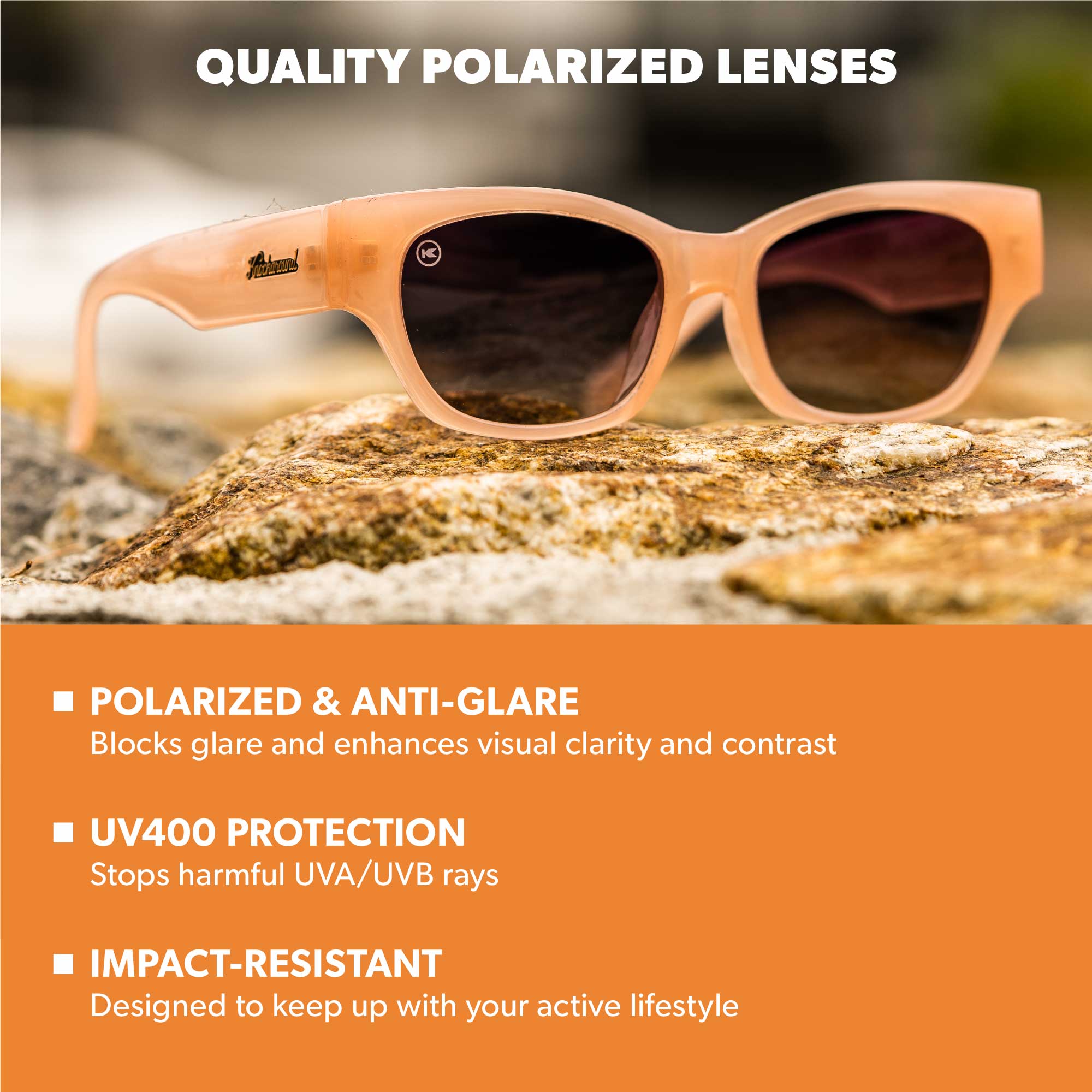 Vintage Rose Junipers Sunglasses, Lens Features