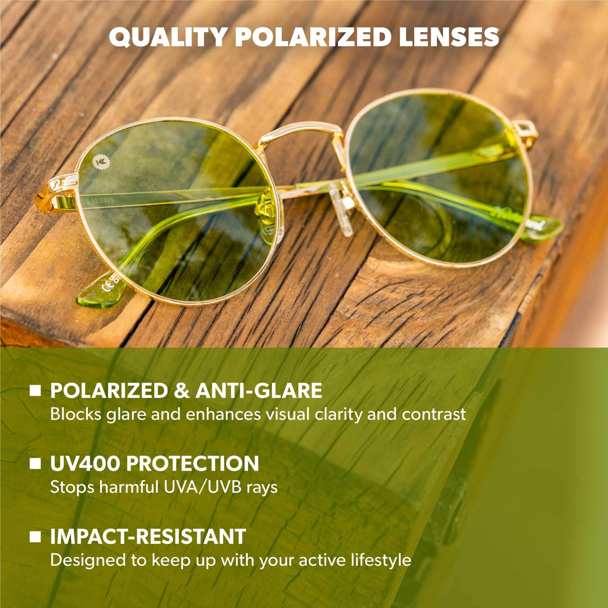 Fernside Love & Haights Sunglasses, Lens Features