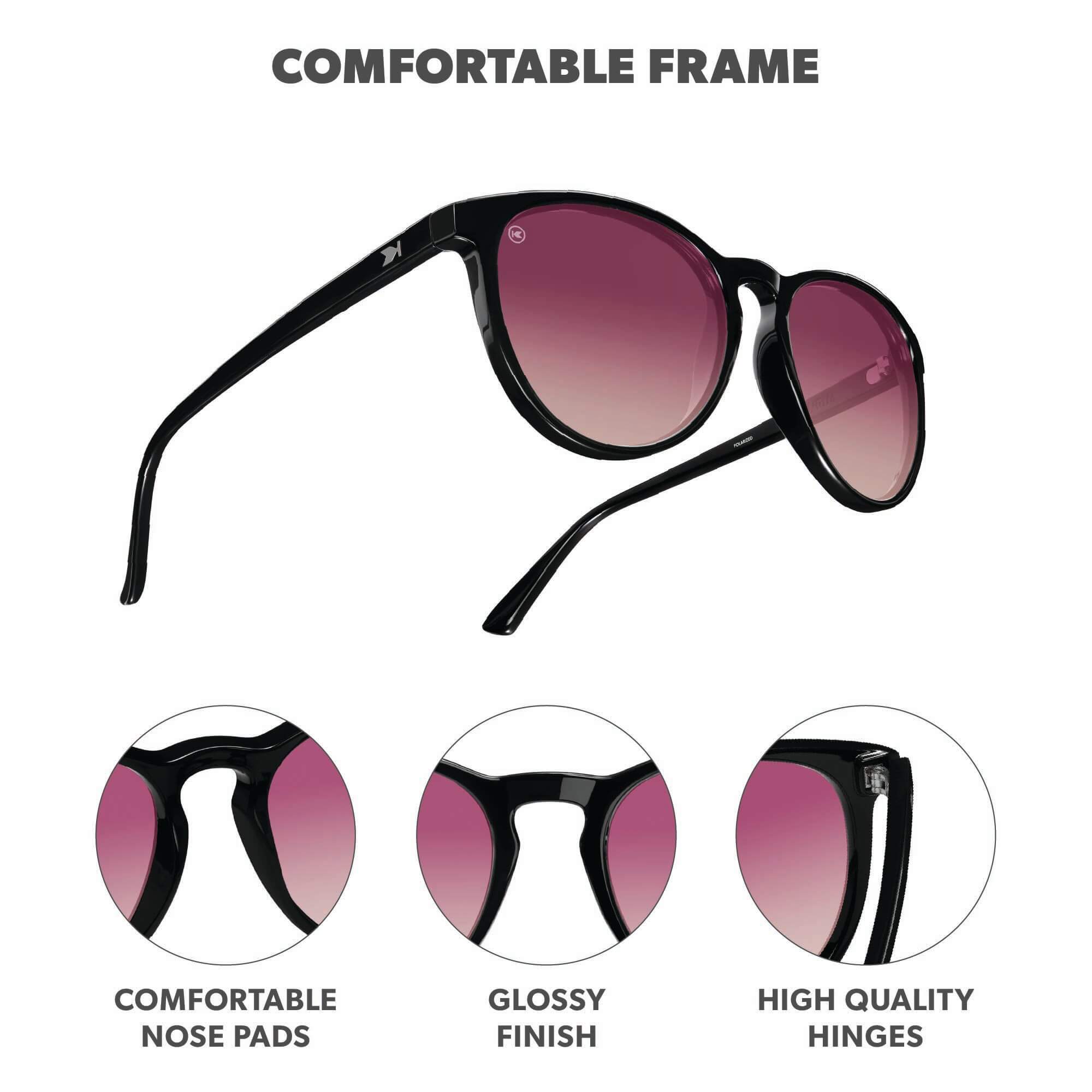 Persuasion Mai Tais Sunglasses, Frame Features