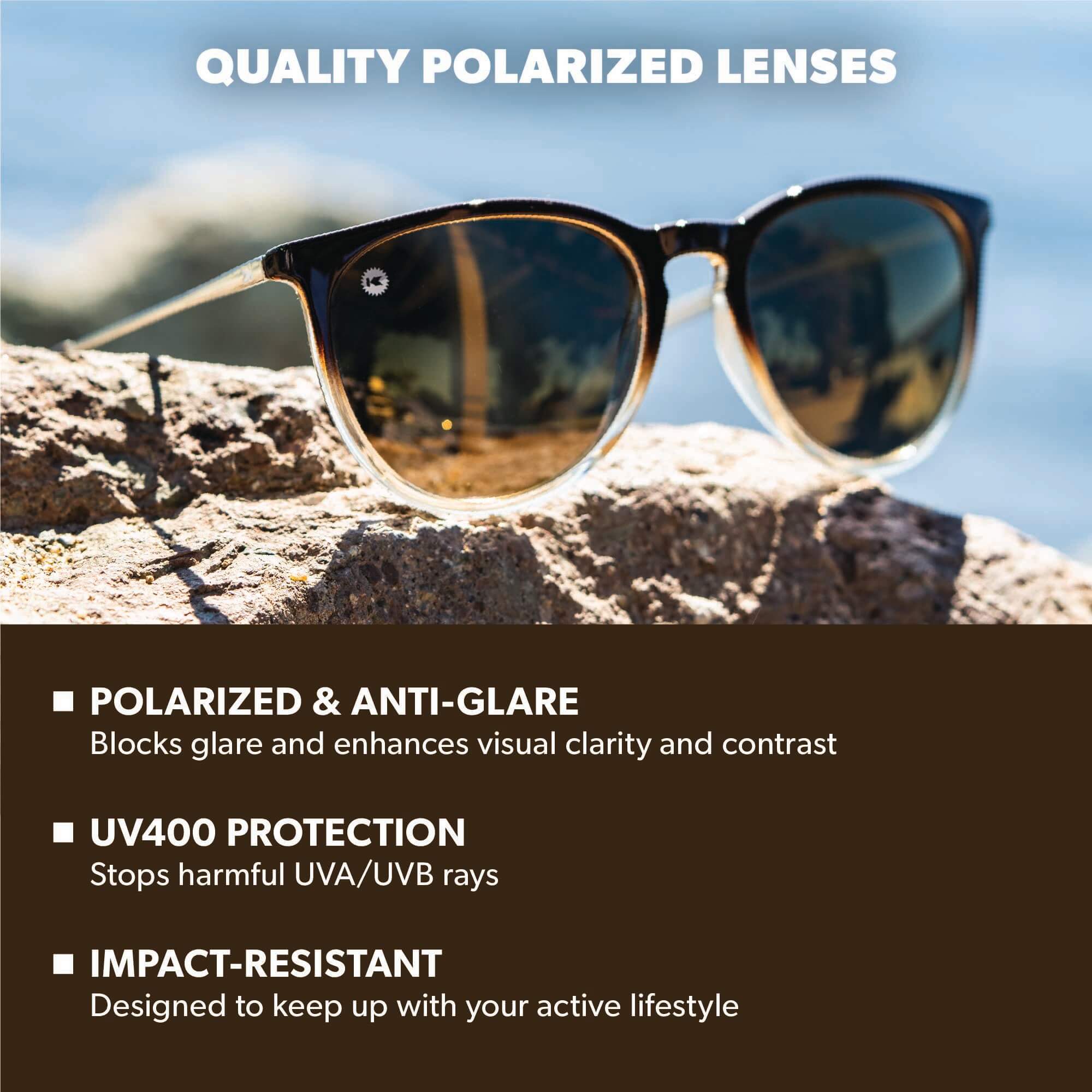 Brookbed Mary Janes Sunglasses, Lens Features