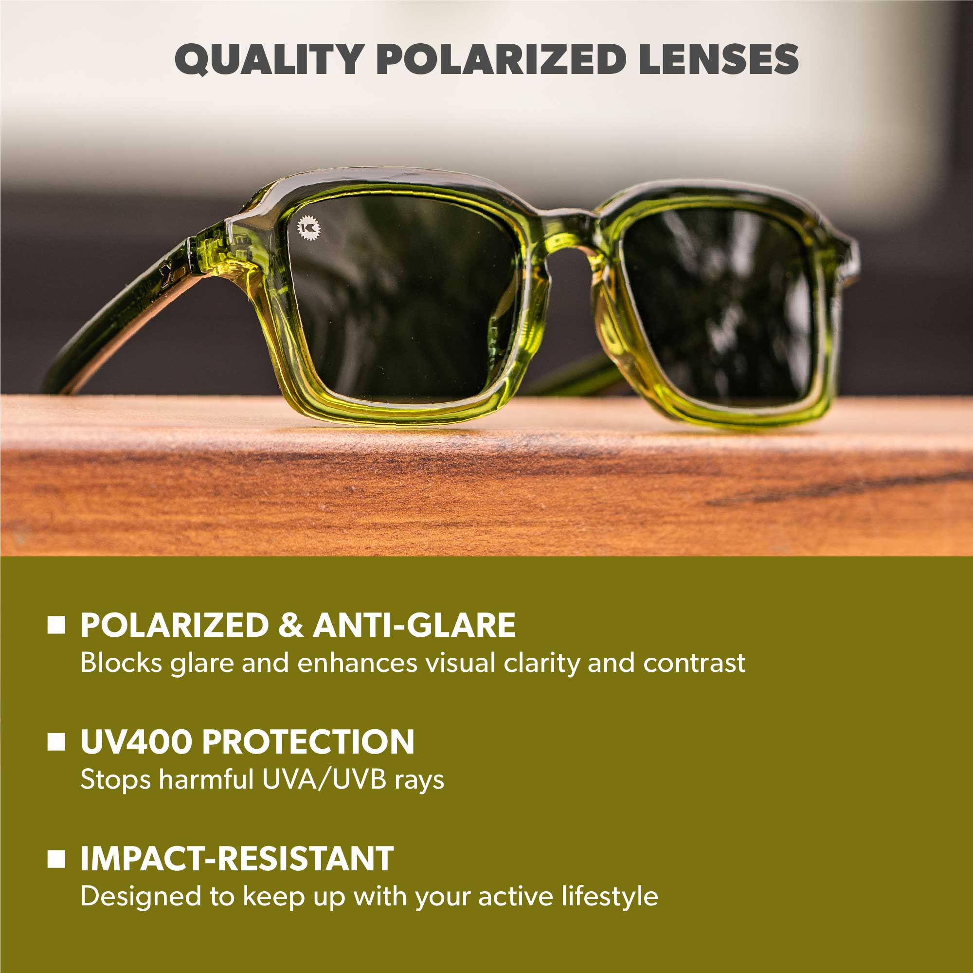 Nori Panoramas Sunglasses, Lens Features