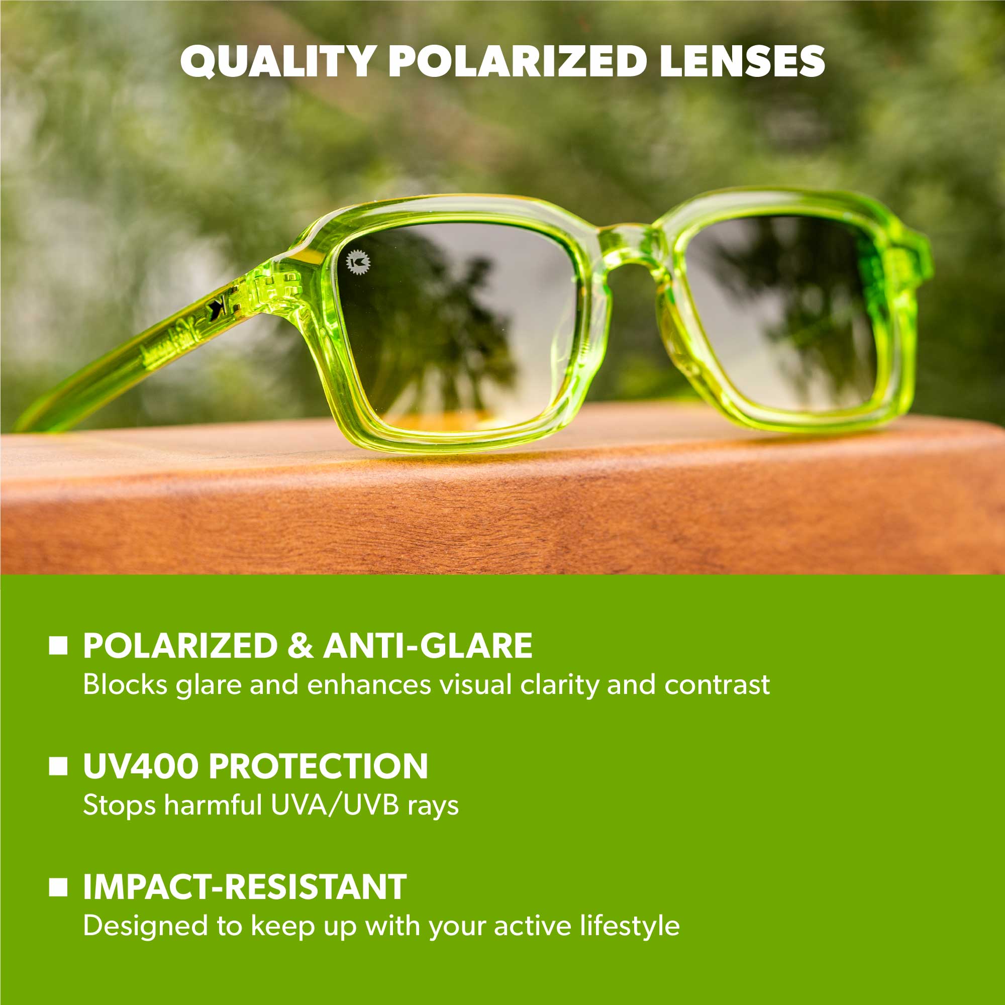 Pucker Up Panoramas Sunglasses, Lens Features