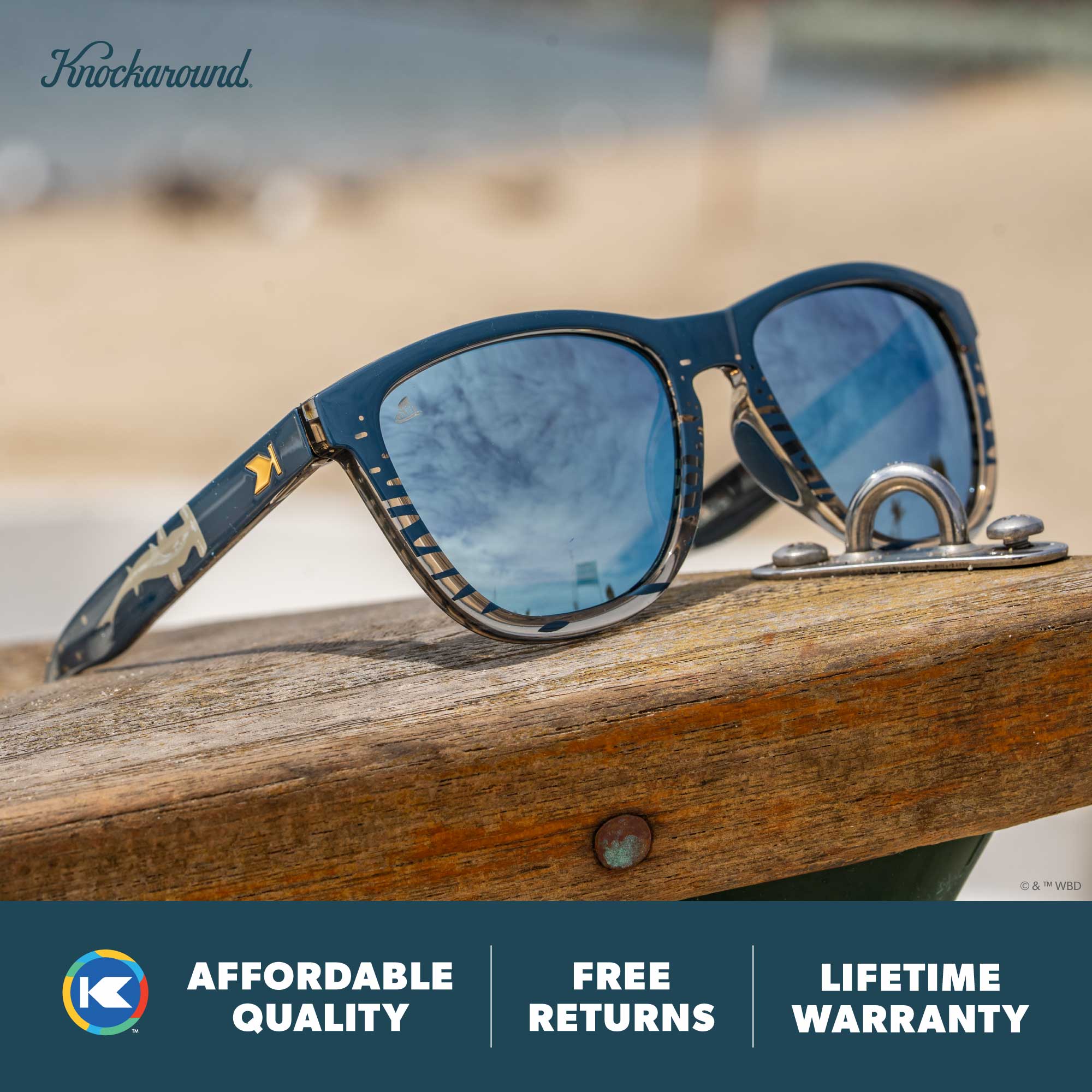 Knockaround x Shark Week Premiums Sport 2026 Sunglasses