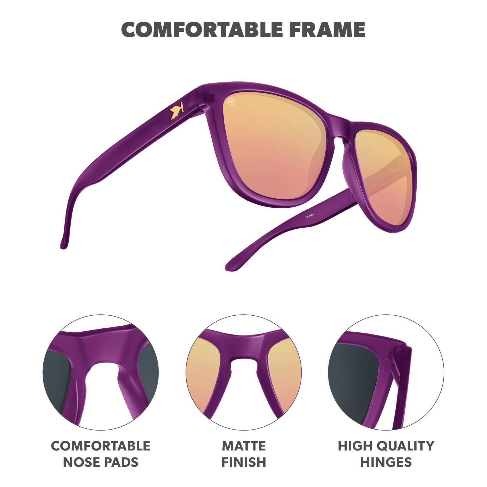 Velvet Royale Premiums Sunglasses, Frame Features
