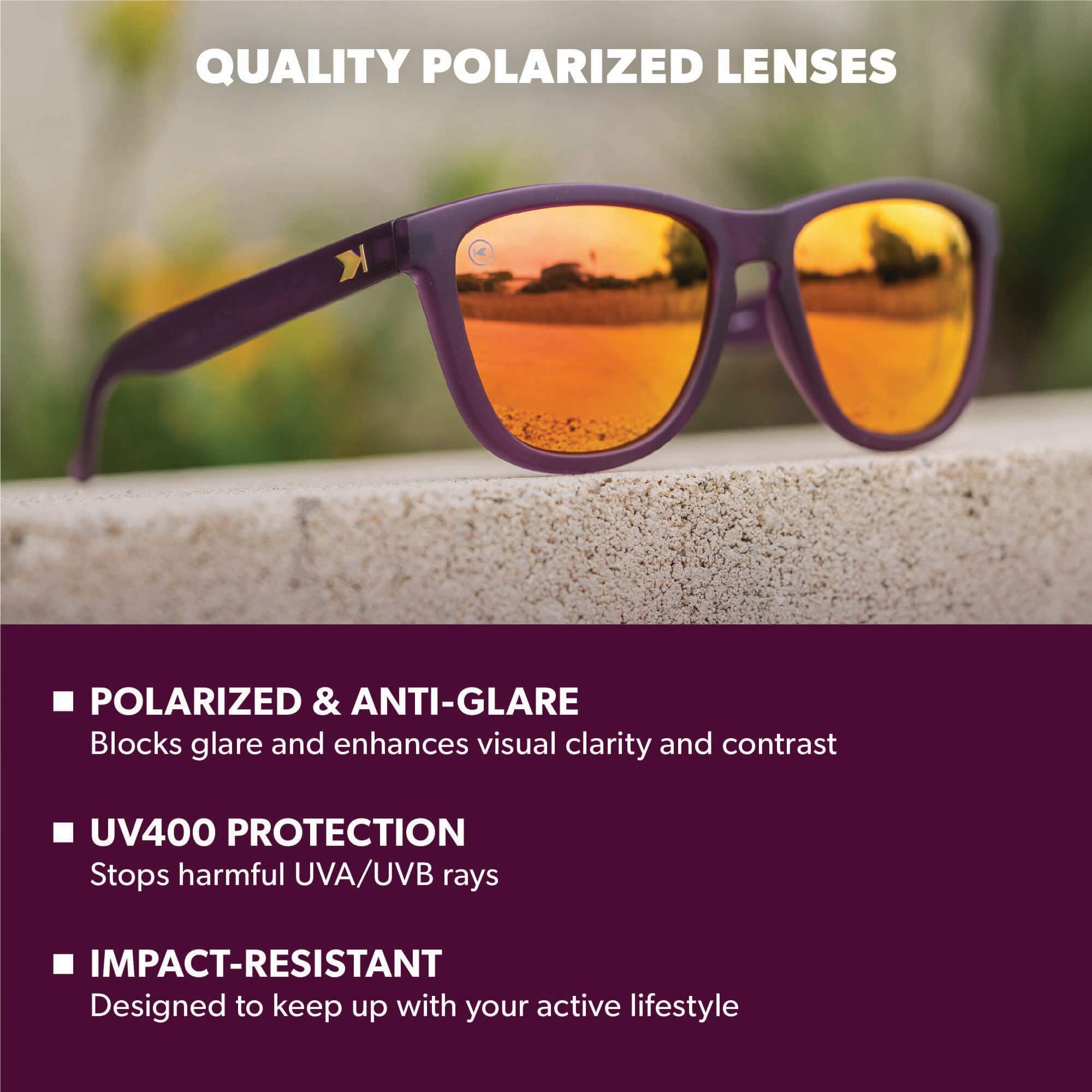 Velvet Royale Premiums Sunglasses, Lens Features