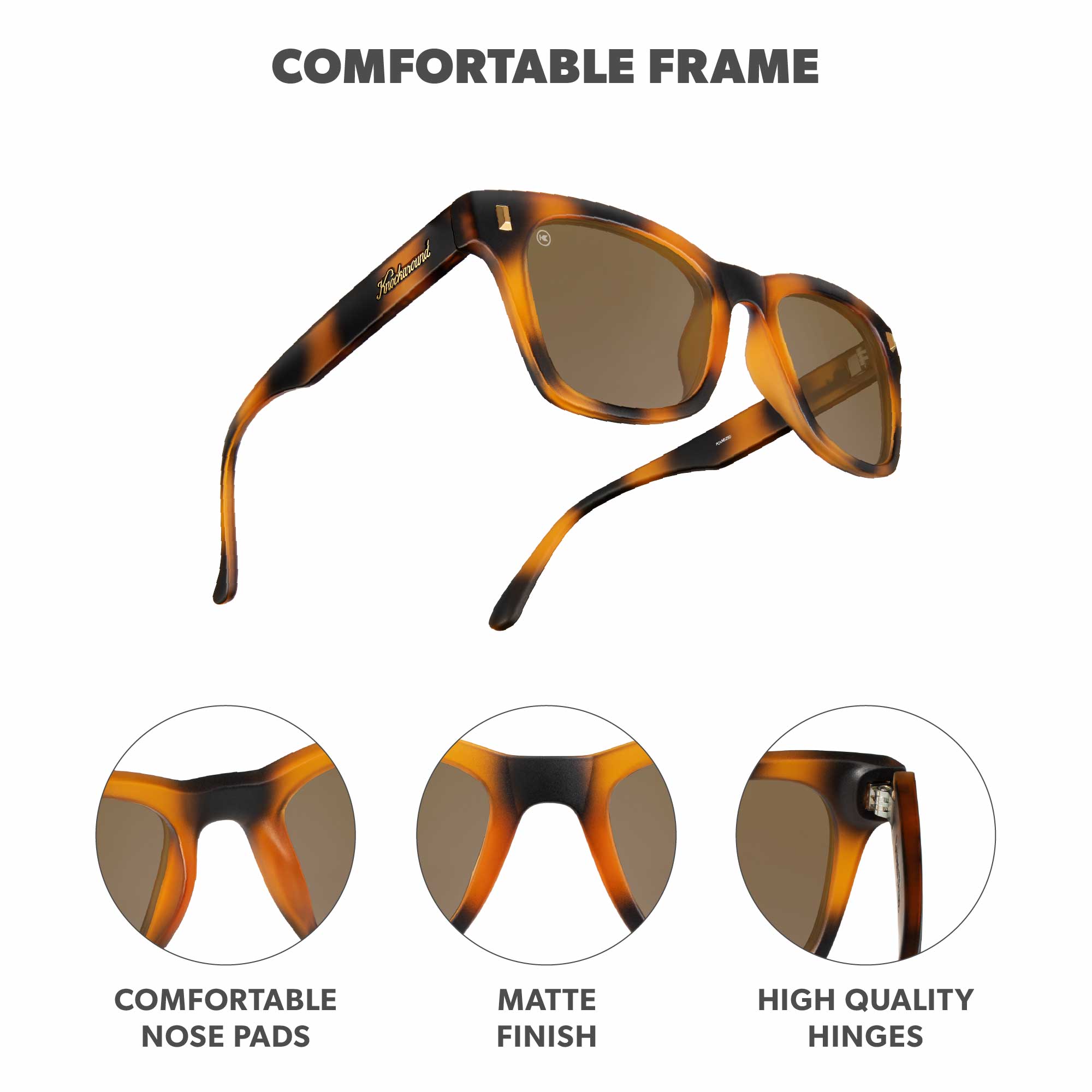 Cypress Seventy Nines Sunglasses, Frame Features