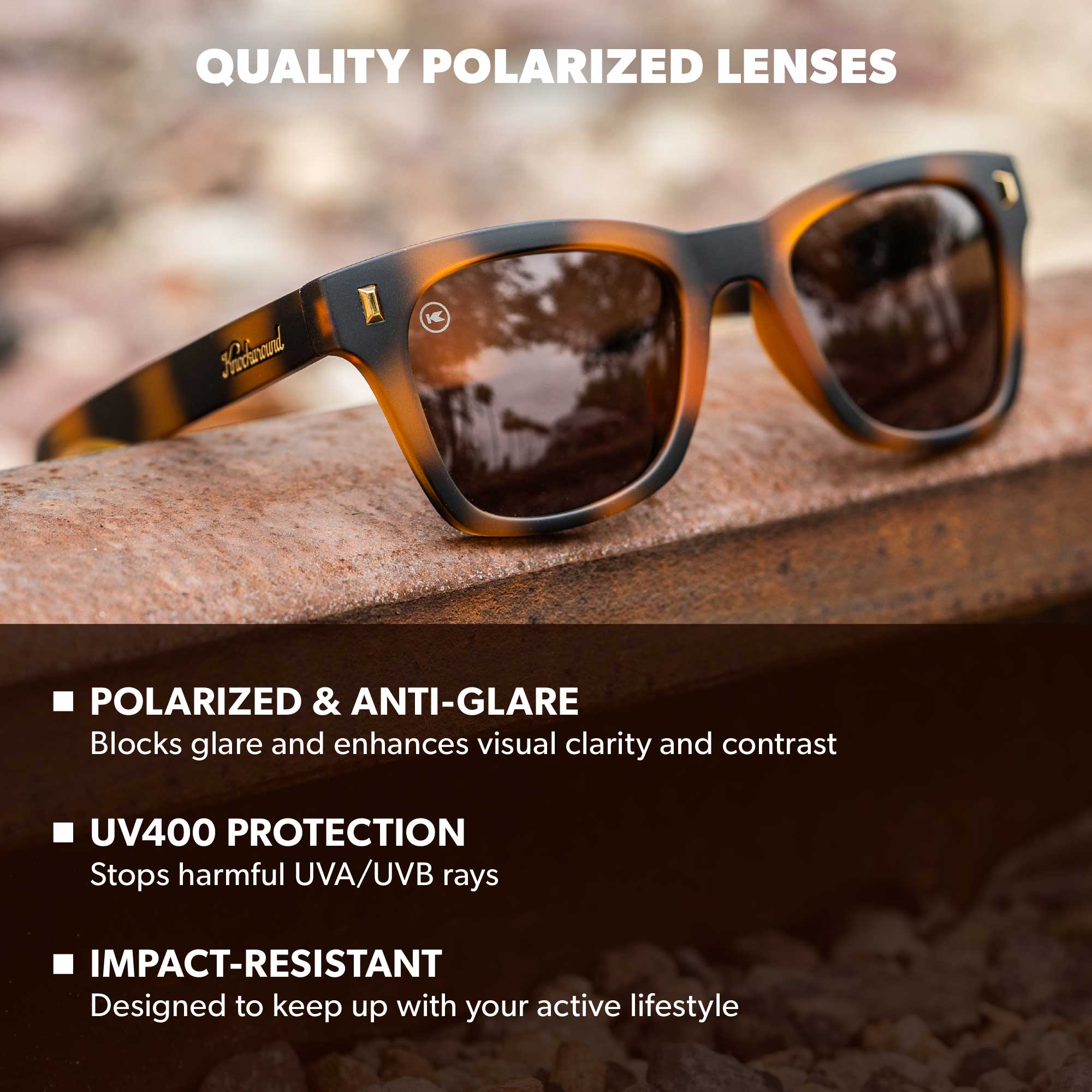 Cypress Seventy Nines Sunglasses, Lens Features