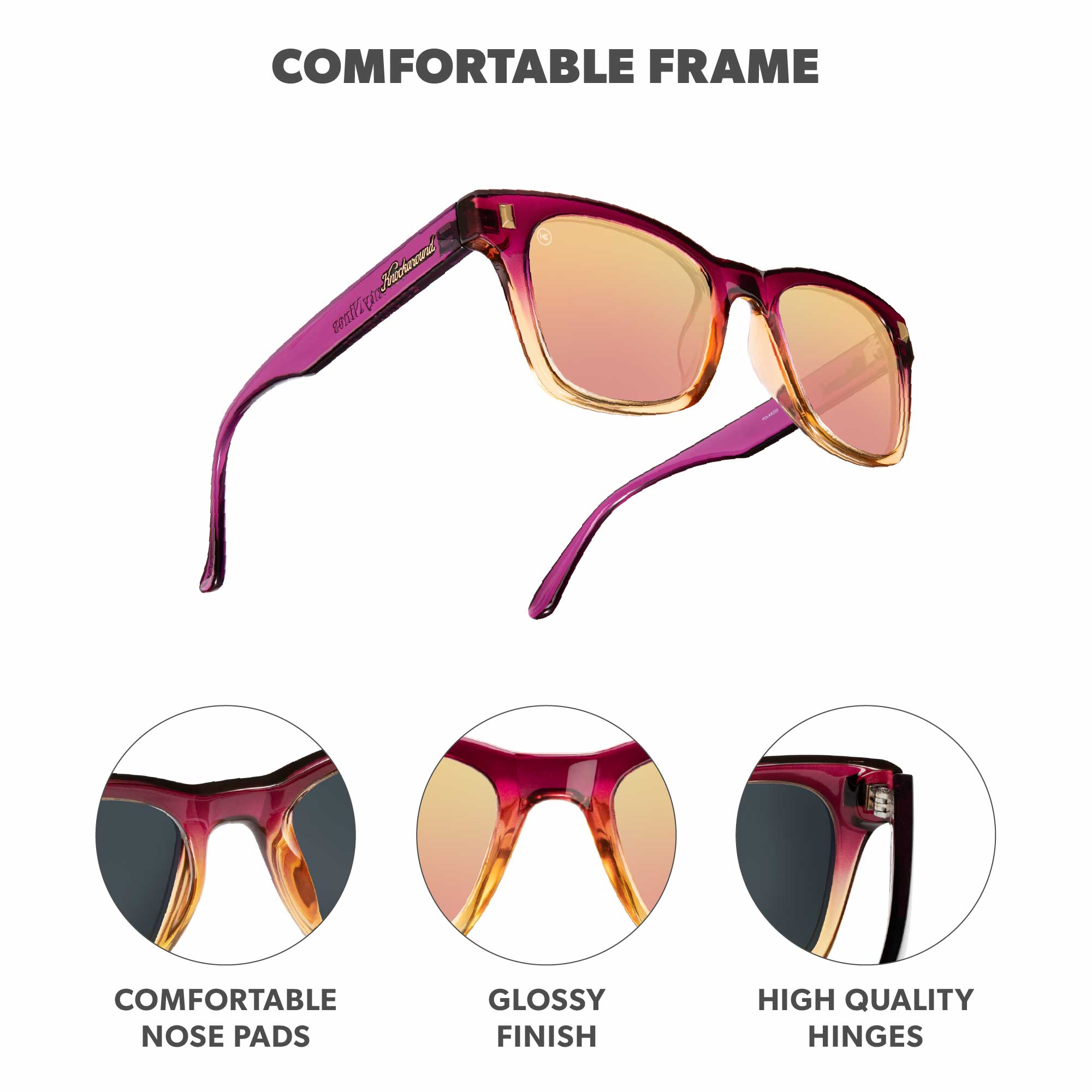 Hot Take Seventy Nines Sunglasses, Frame Features
