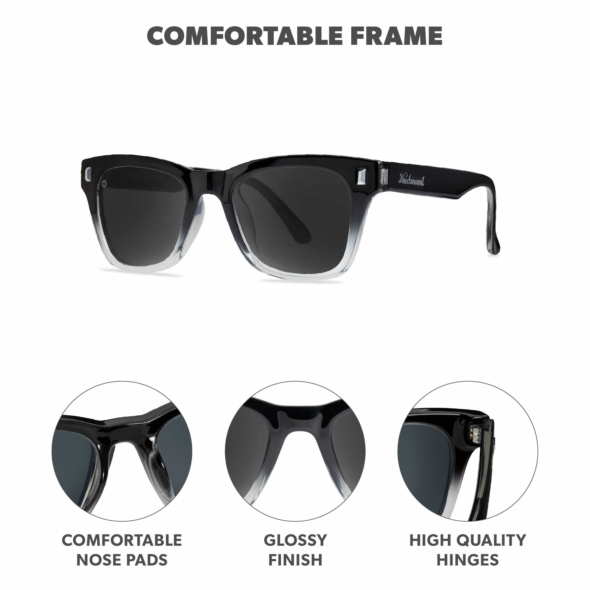 Obsidian Seventy Nines Sunglasses, Frame Features